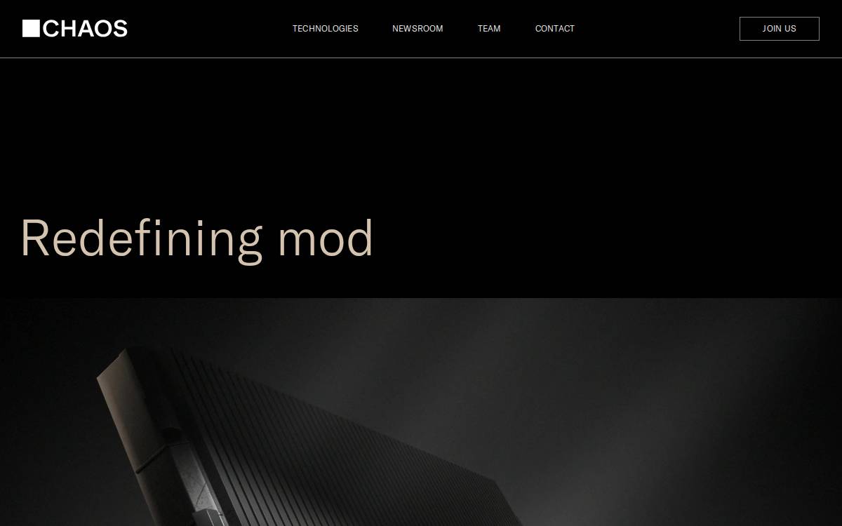 CHAOS website preview