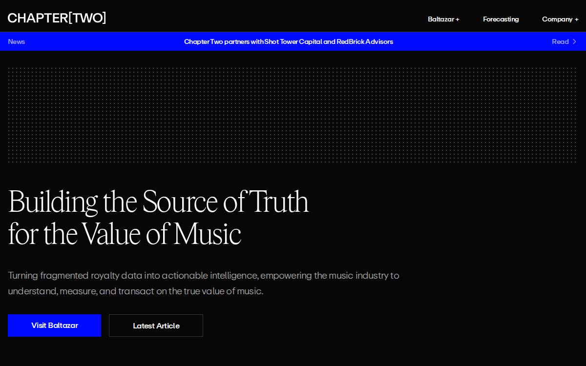Chapter Two website preview