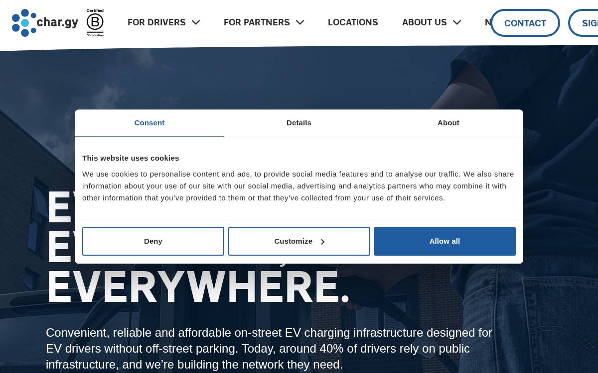 Char website preview
