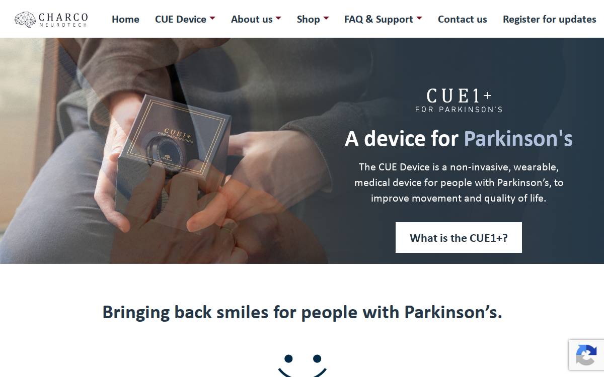 Charco Neurotech website preview