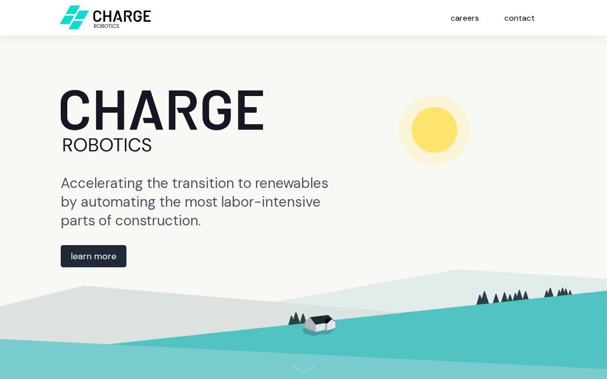 Charge Robotics website preview