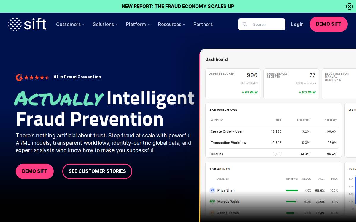 Chargeback website preview