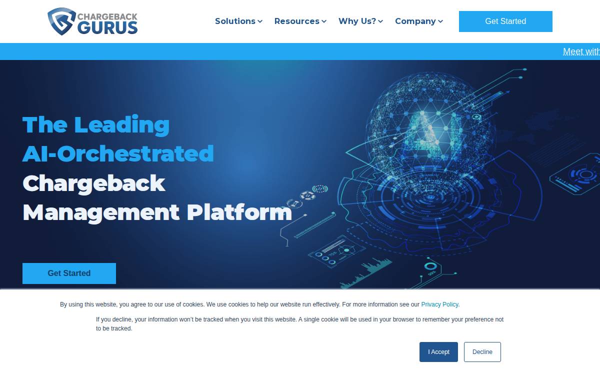 Chargebackgurus website preview