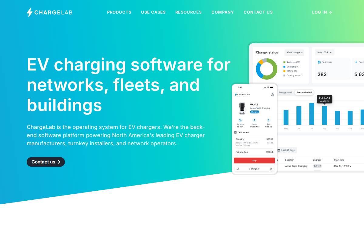 ChargeLab +More website preview