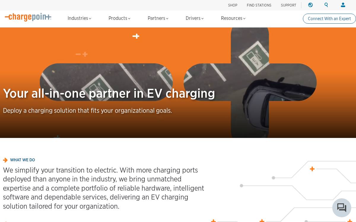 ChargePoint website preview