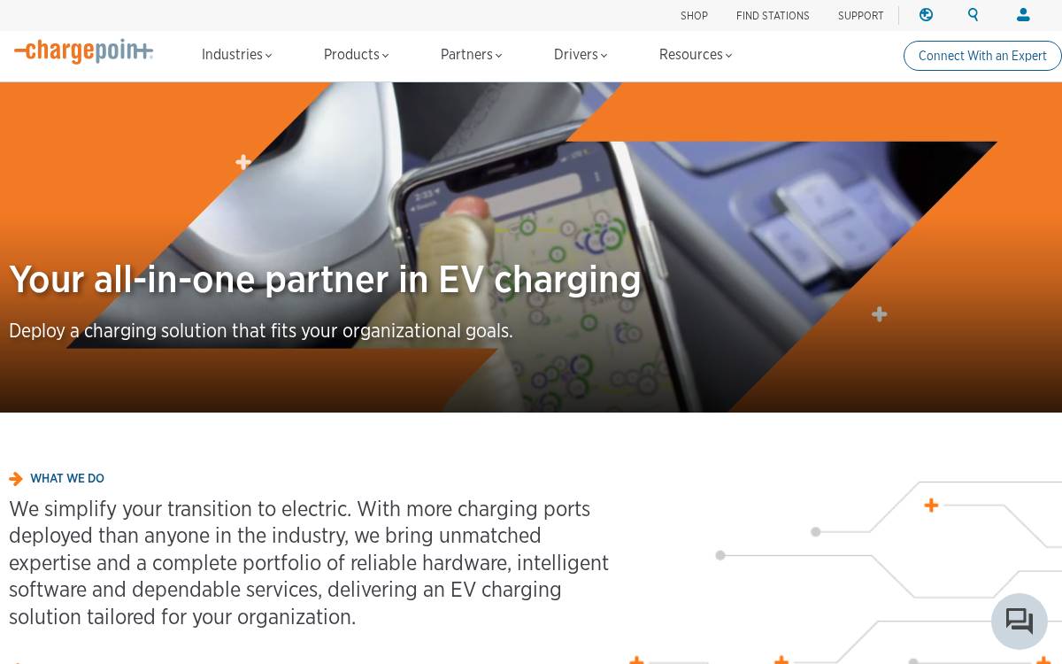 ChargePoint website preview