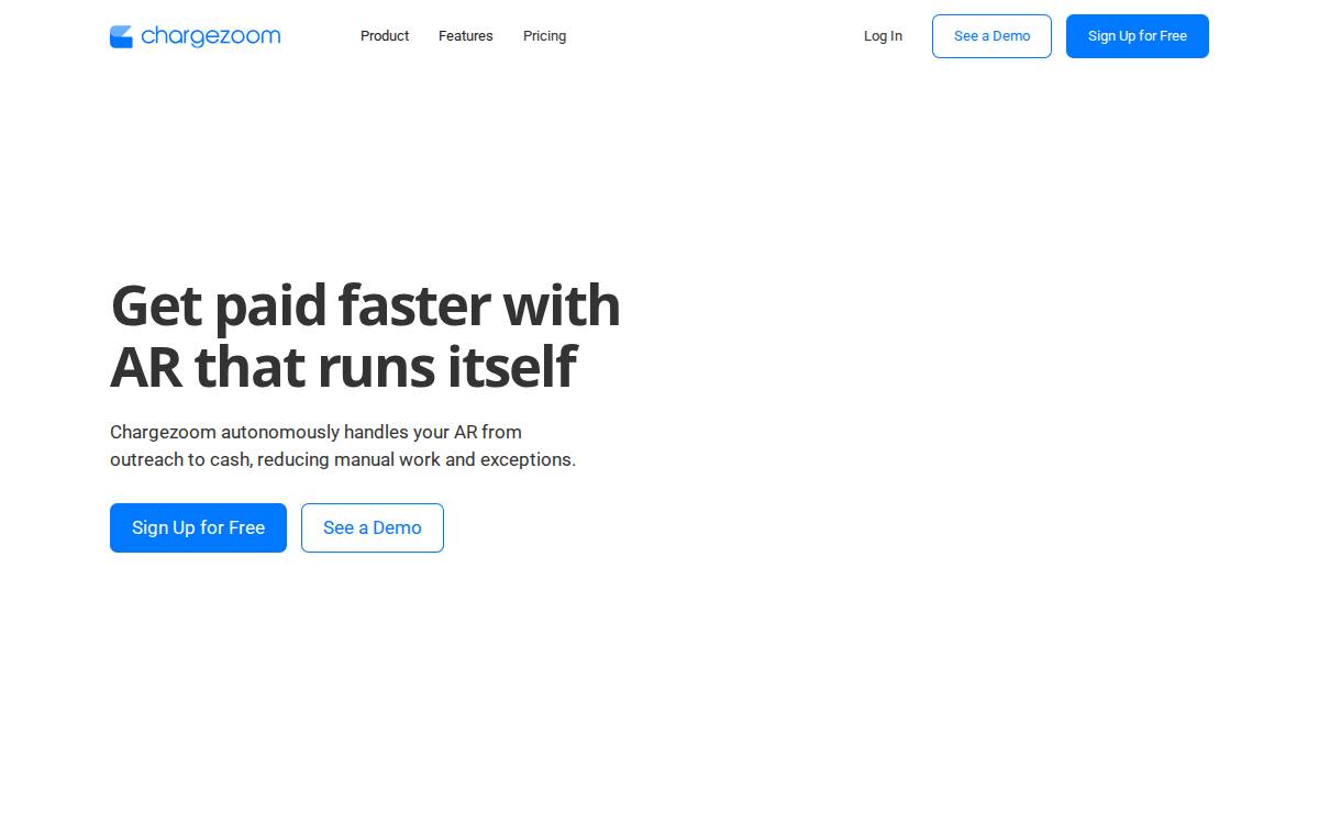 Chargezoom website preview