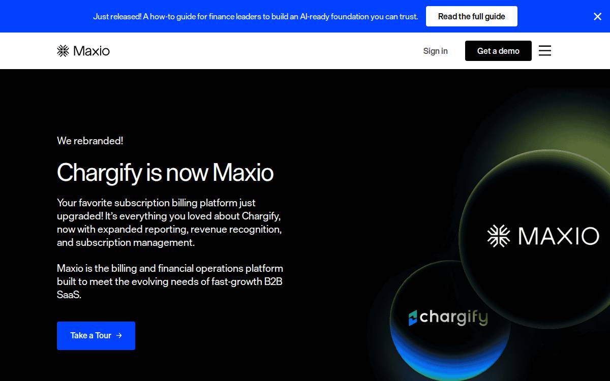 Chargify , website preview
