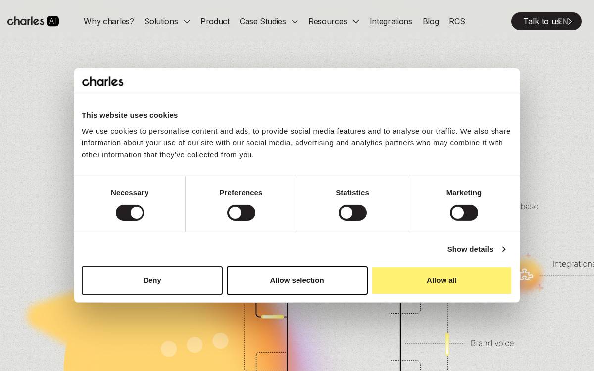 Charles website preview