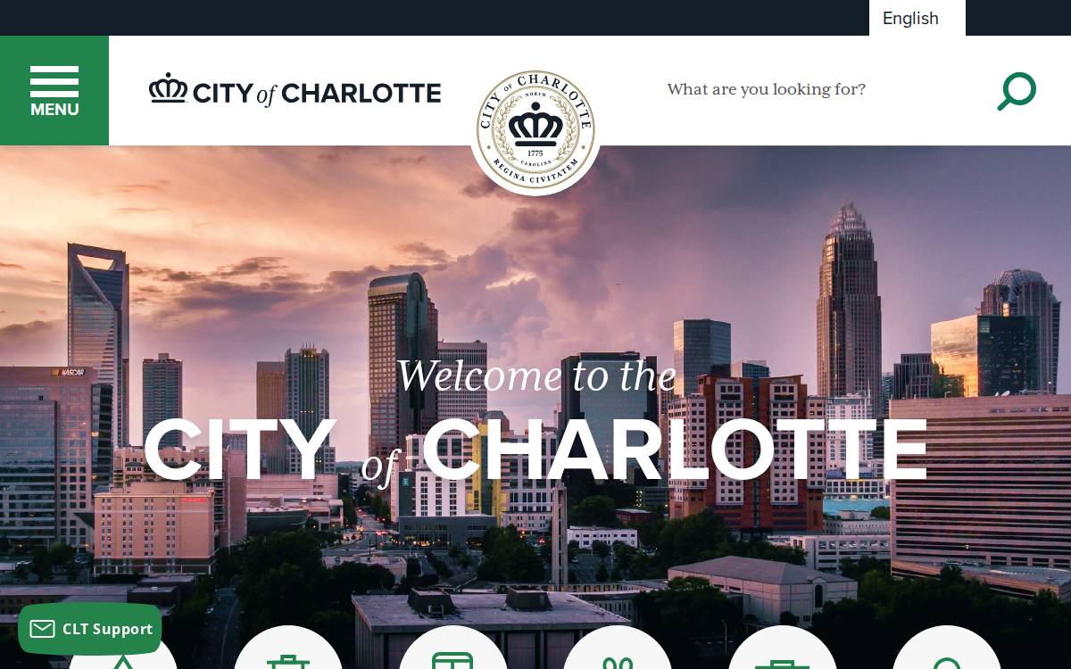 Charlotte-Mecklenburg Police Department website preview