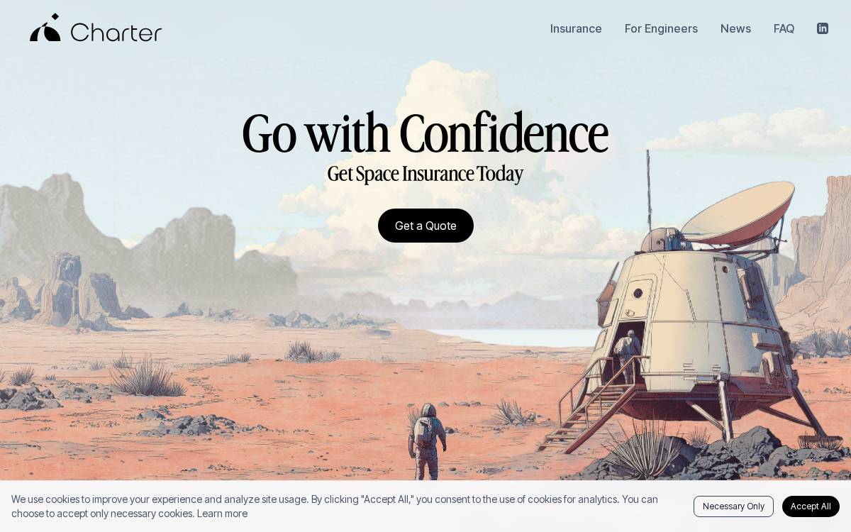 Charter website preview