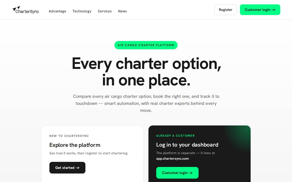 CharterSync website preview