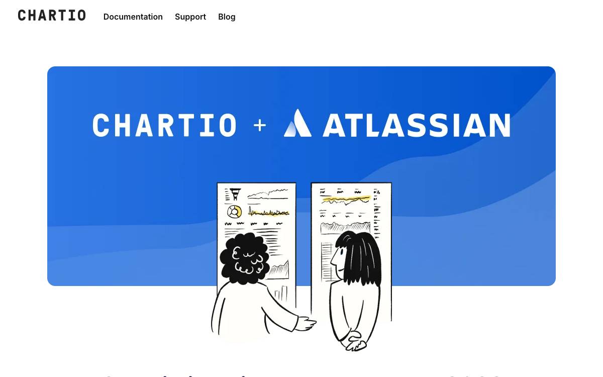 Chartio website preview