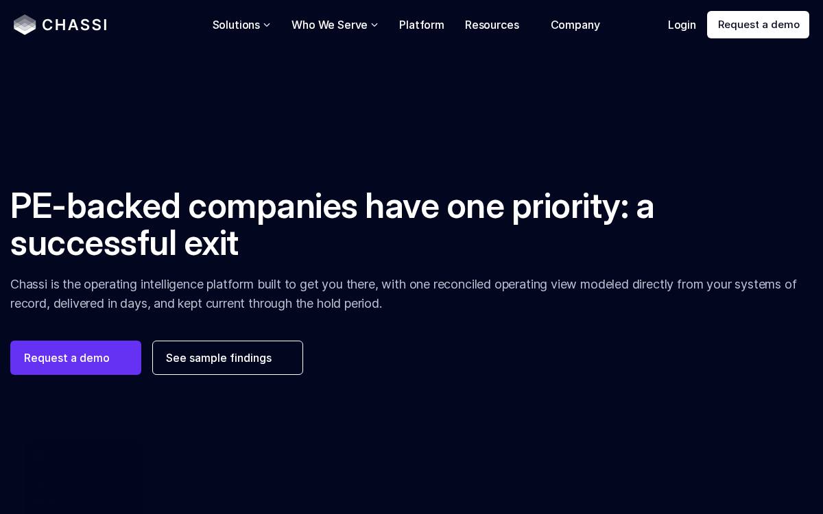 Chassi website preview