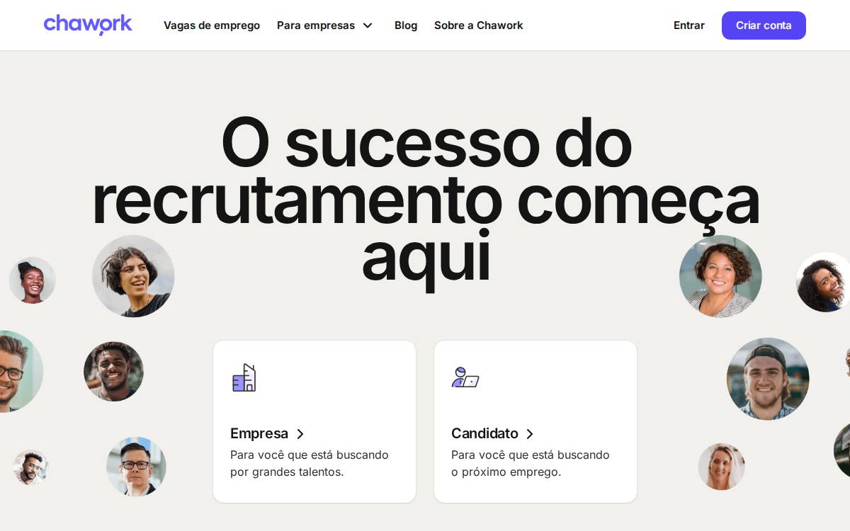 Chawork website preview
