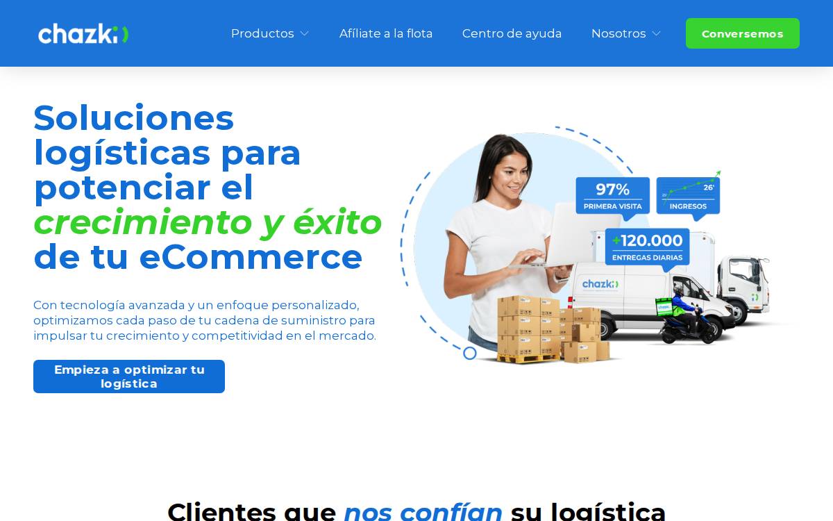 Chazki website preview
