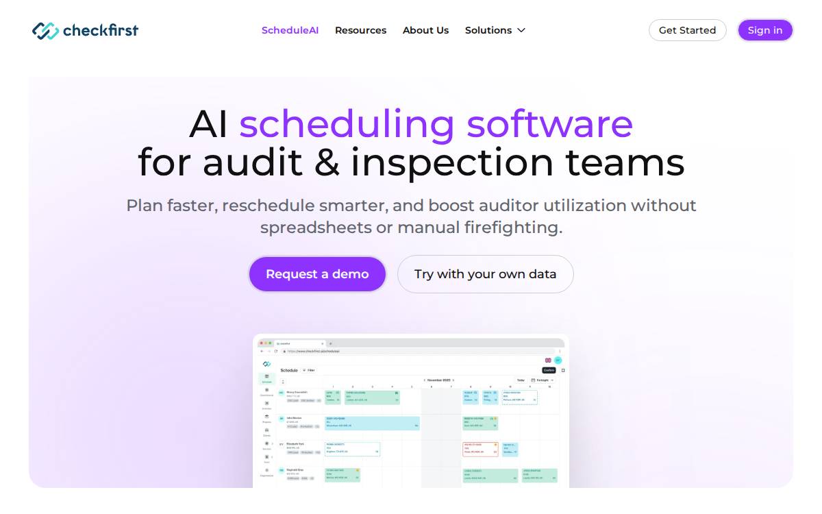 Checkfirst website preview
