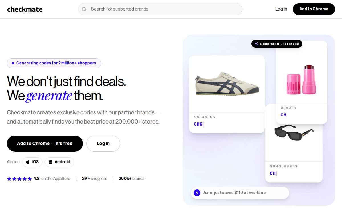 Checkmate website preview