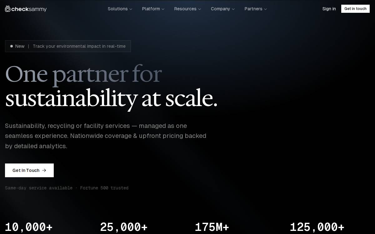 CheckSammy website preview