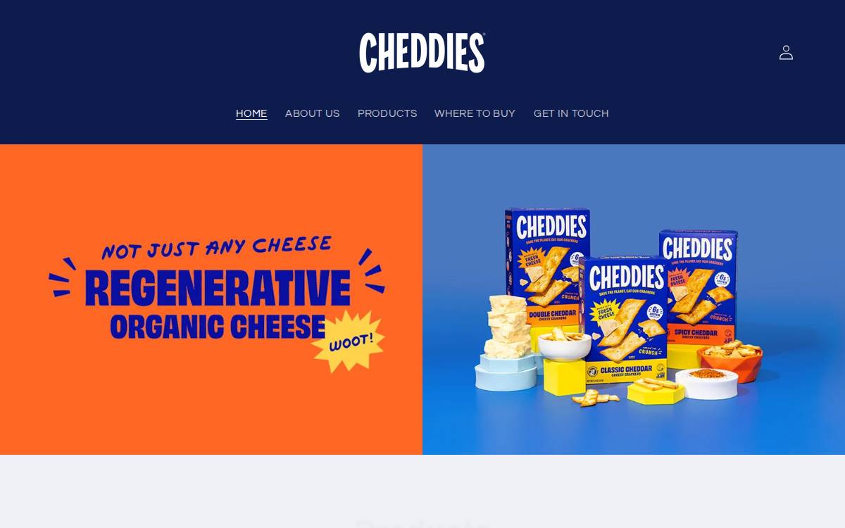 Cheddiescrackers website preview