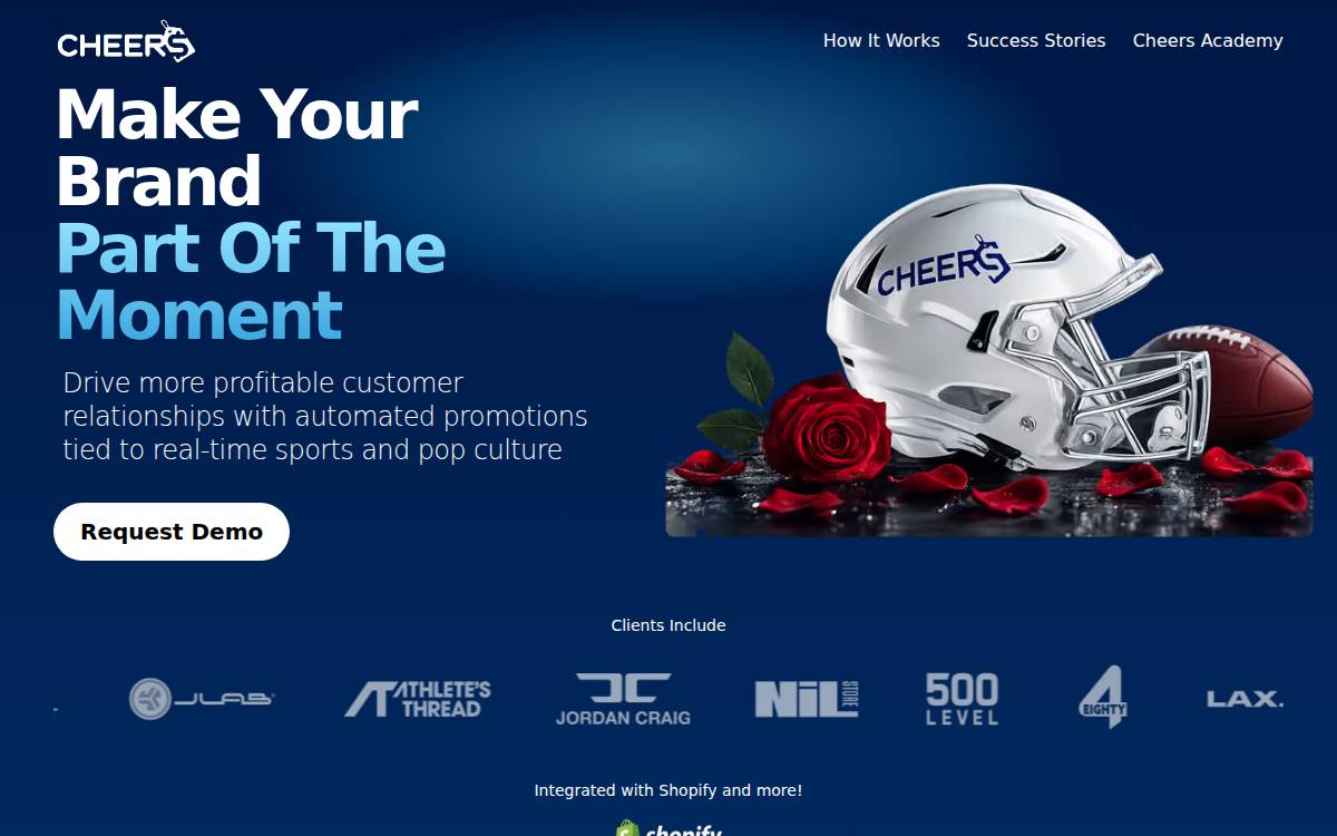Cheers Cash website preview