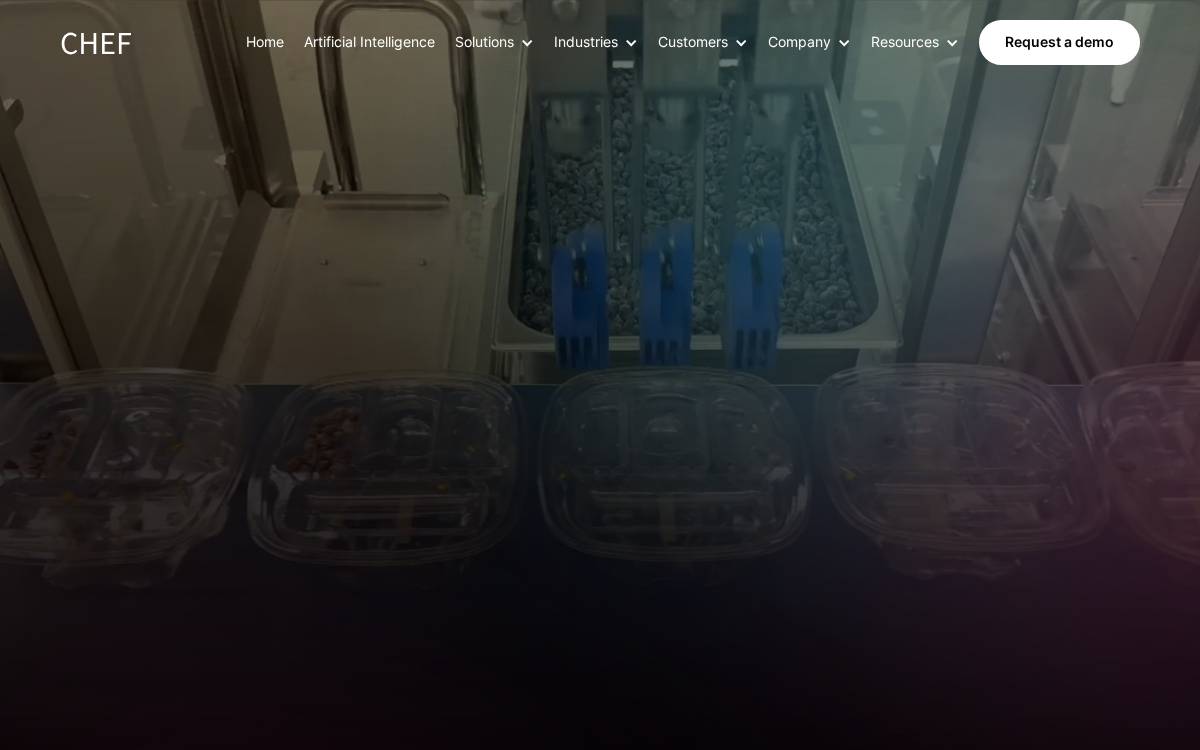 Chef Robotics website preview