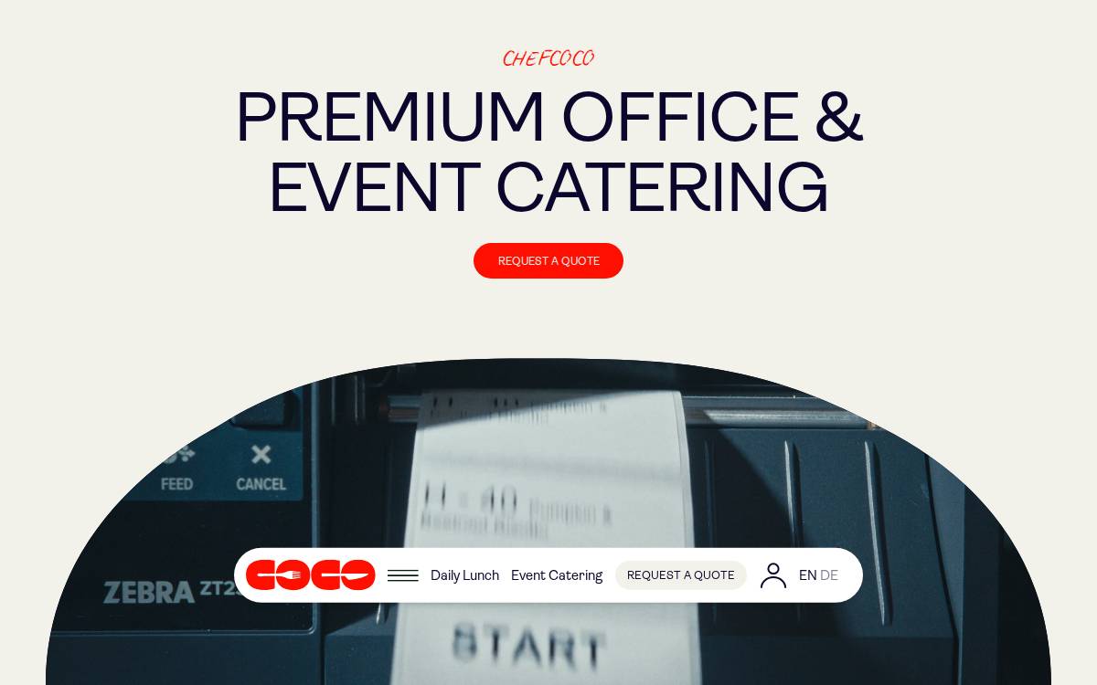 ChefCoco website preview