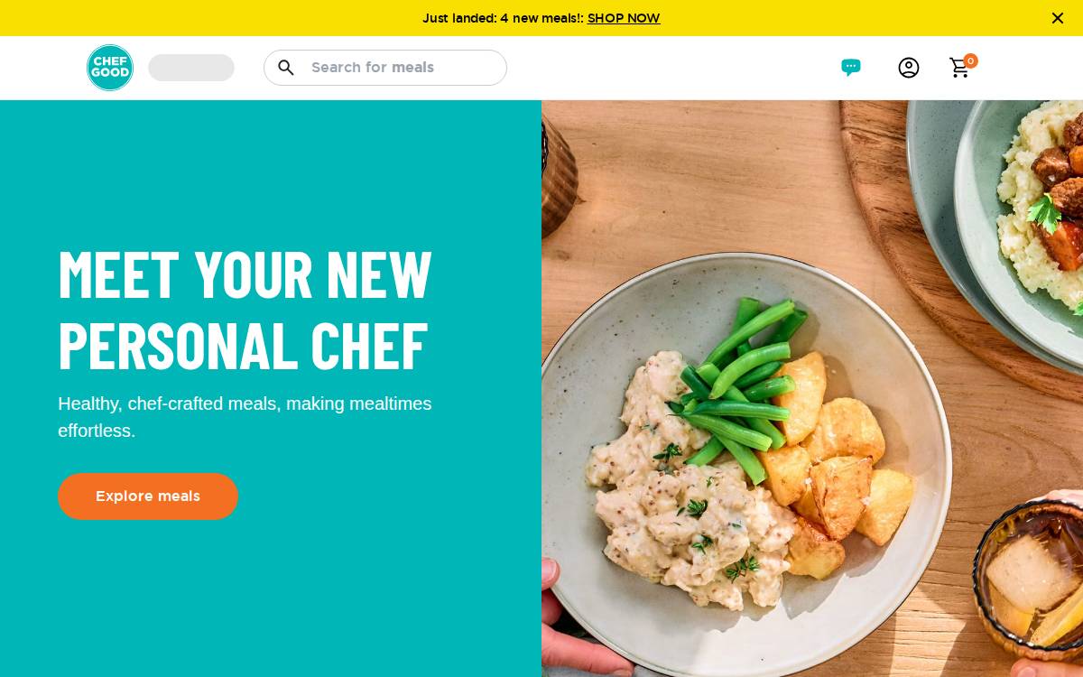 Chefgood website preview