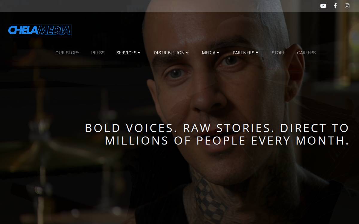Chelamedia website preview