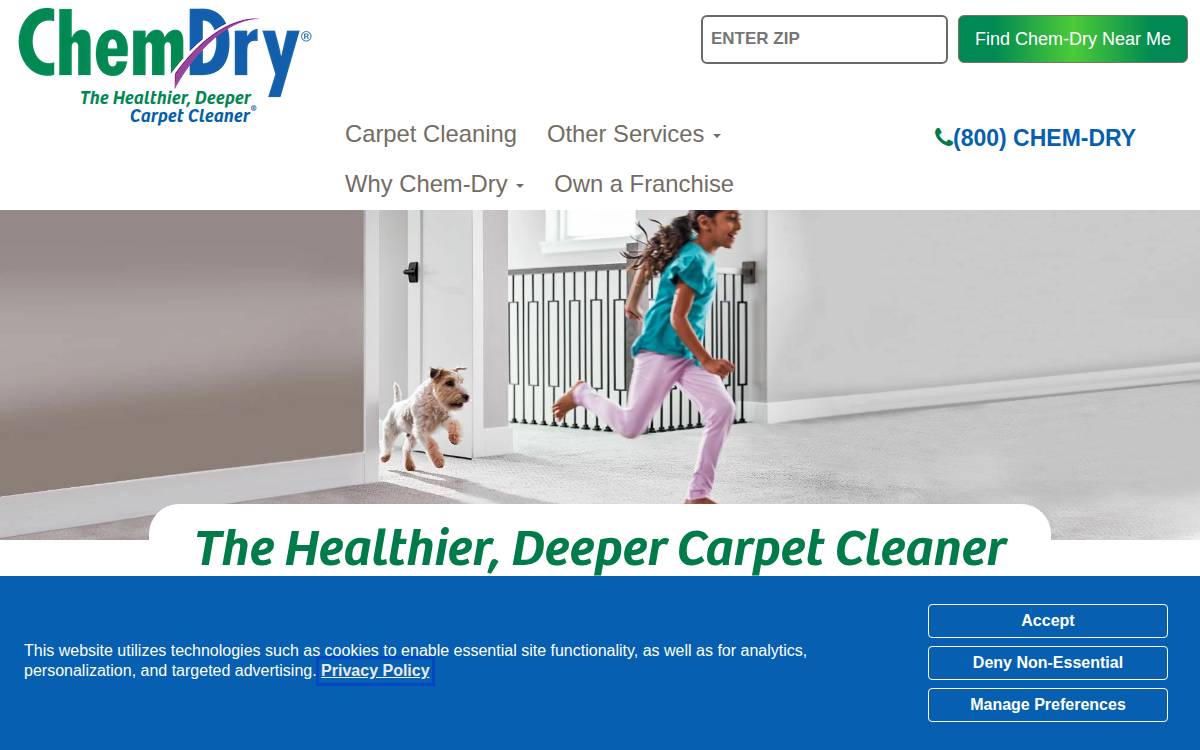 Chem-Dry Holdings, Inc website preview