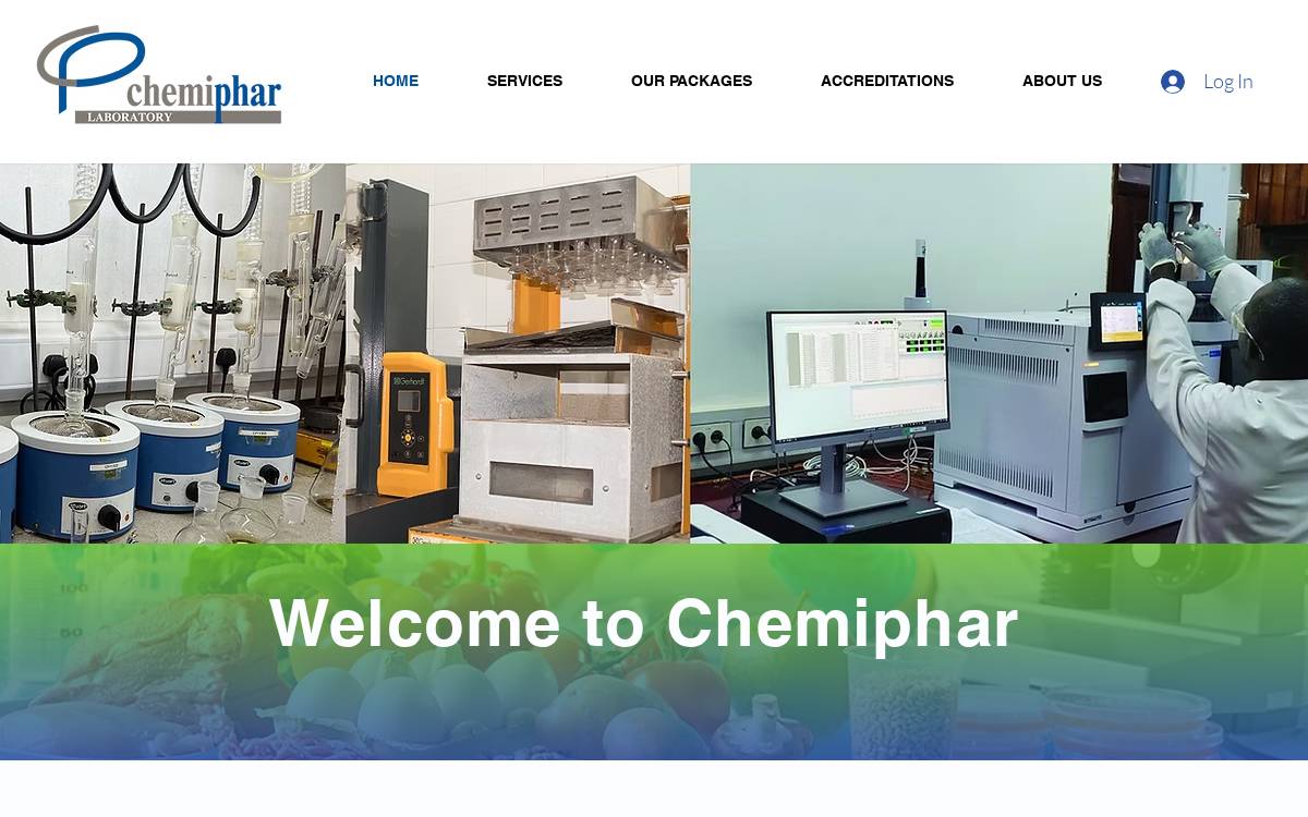 Chemiphar website preview