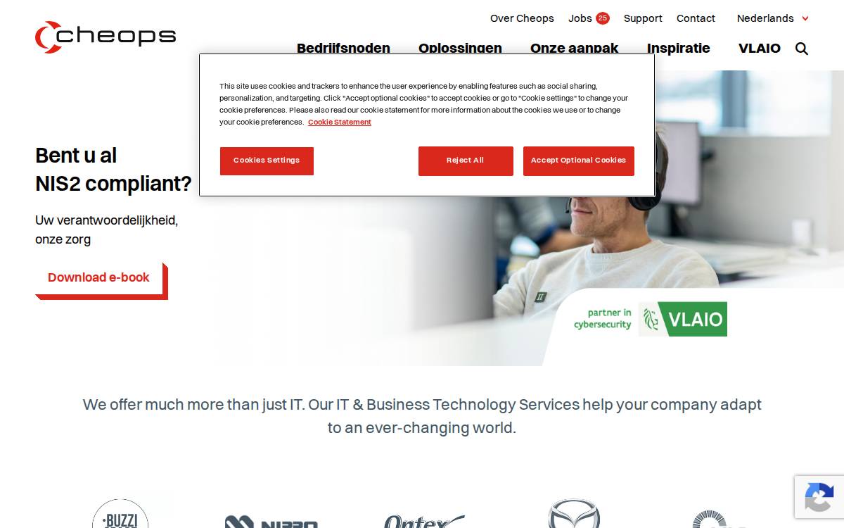 Cheops website preview