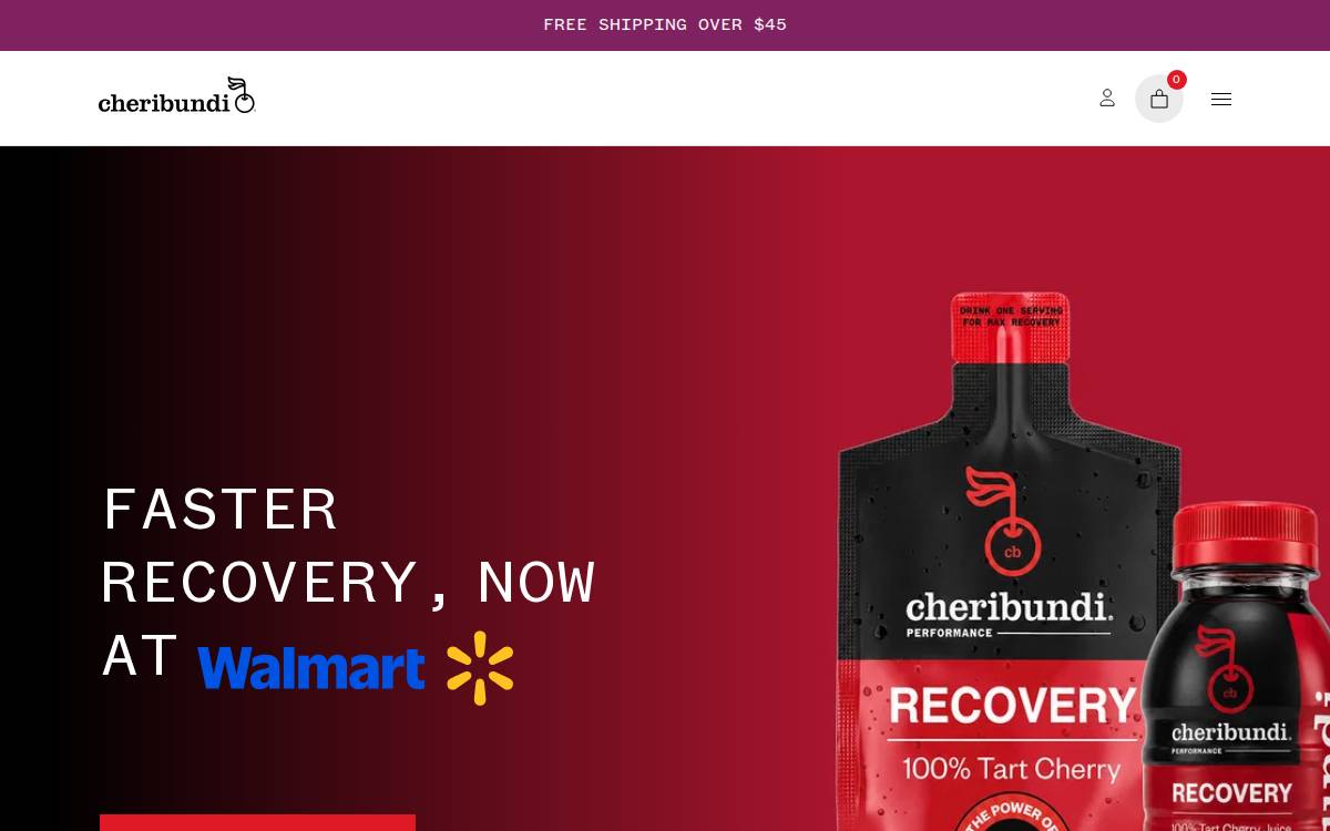 Cheribundi website preview