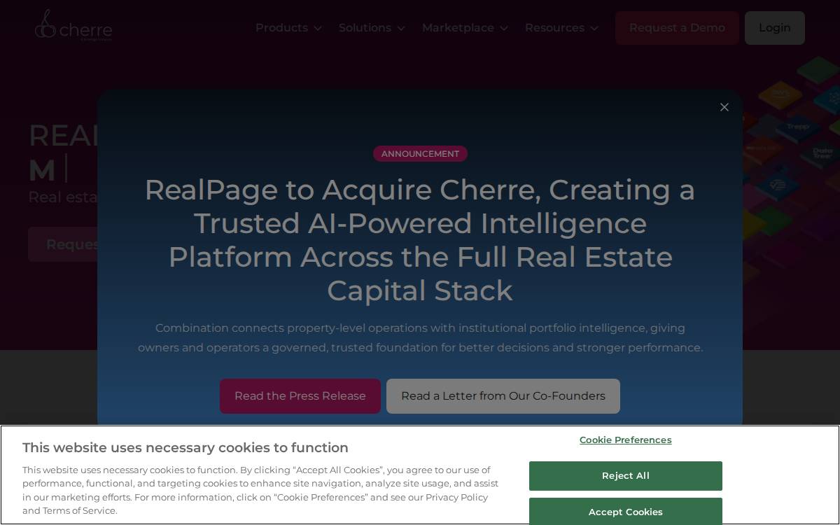 Cherre website preview