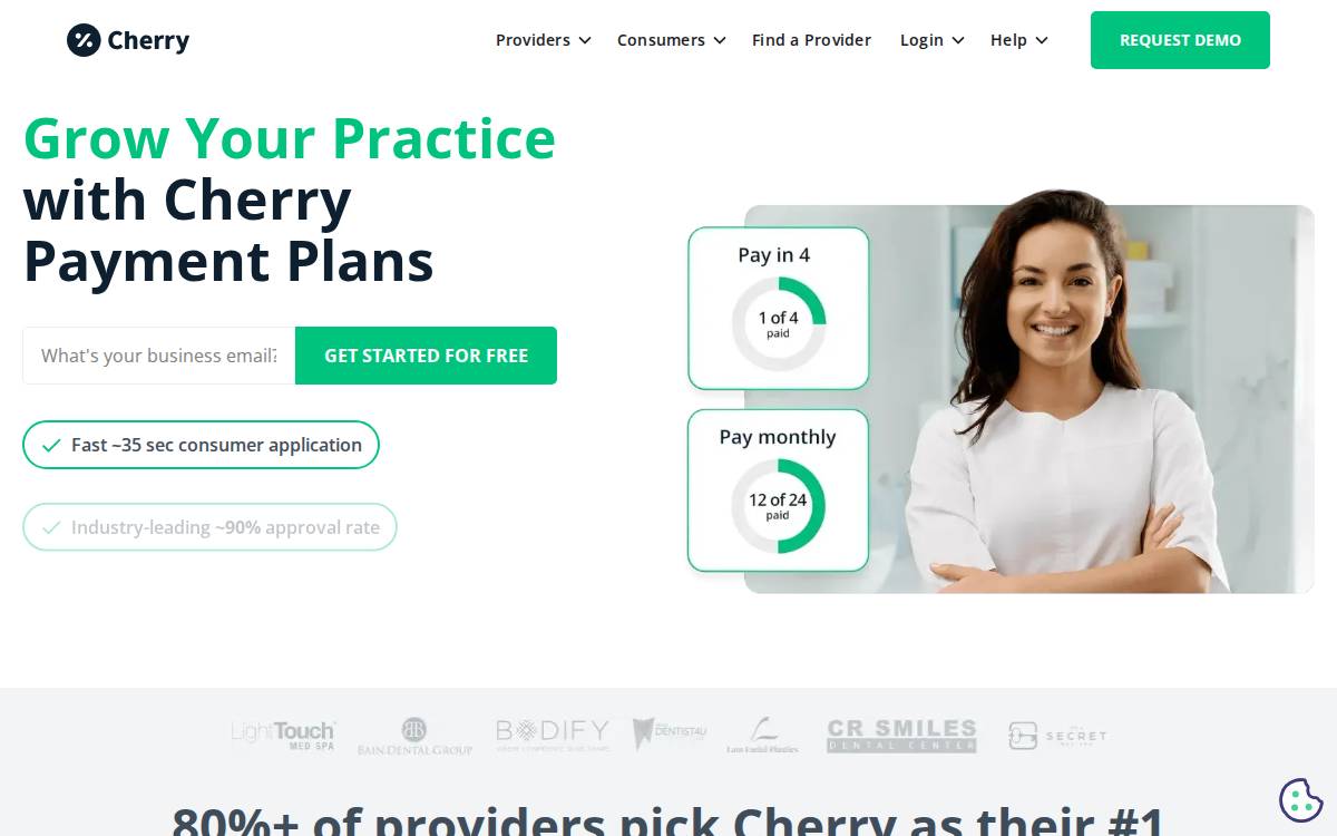 Cherry website preview