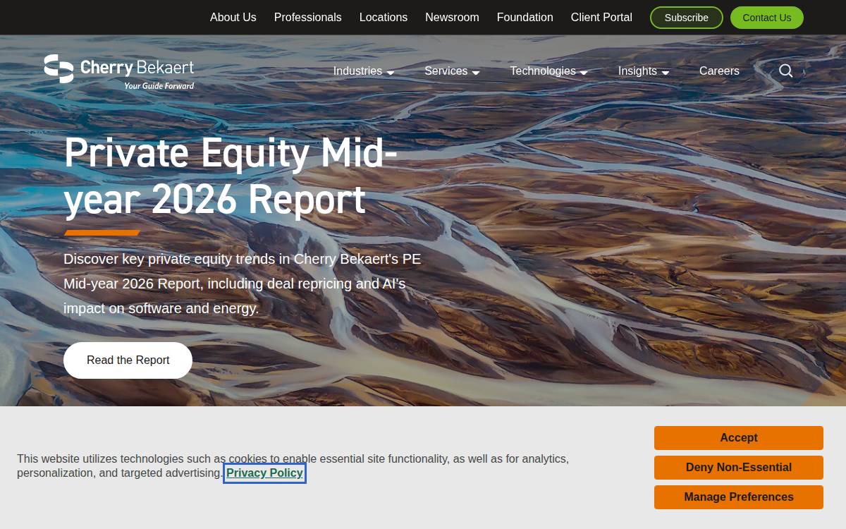 Cherry Bekaert website preview