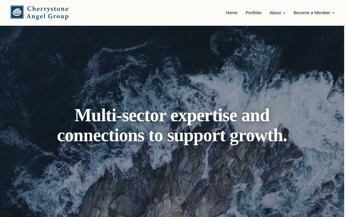 Cherrystoneangelgroup website preview