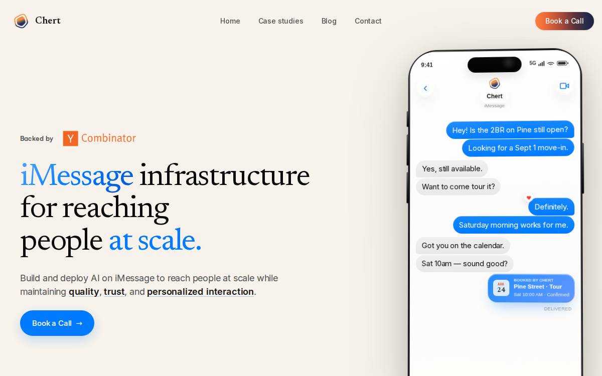 Chert website preview