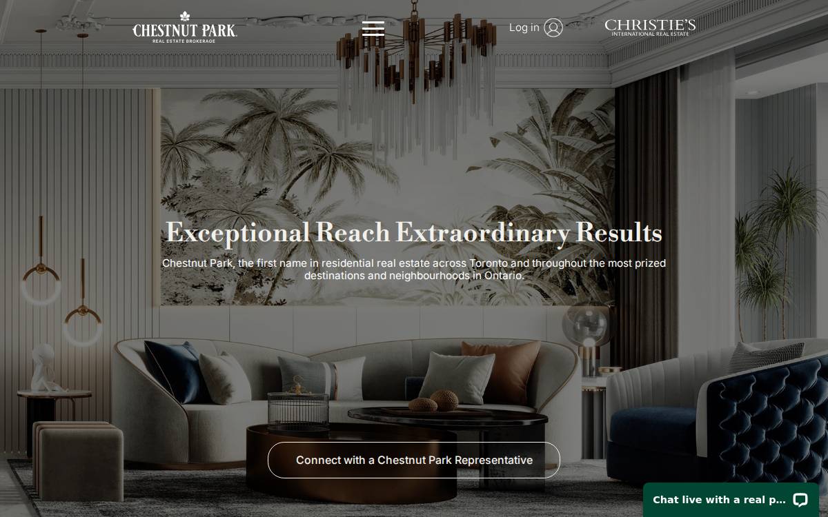 Chestnut Park Real Estate website preview
