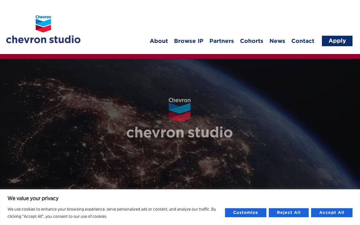 Chevron Studio website preview