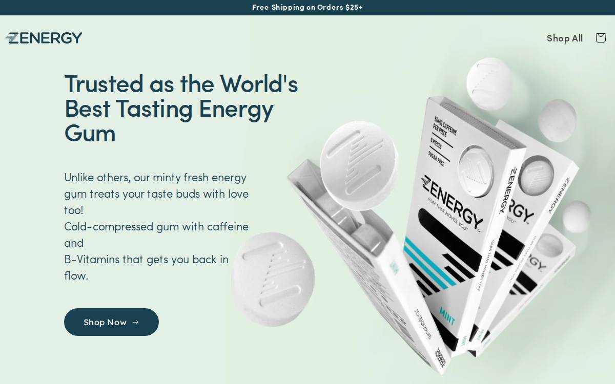 Chewzenergy website preview
