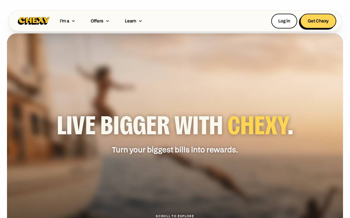 Chexy website preview