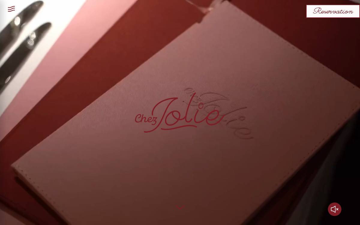 Chez Jolie website preview