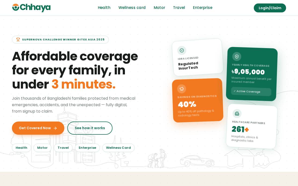 Chhaya website preview