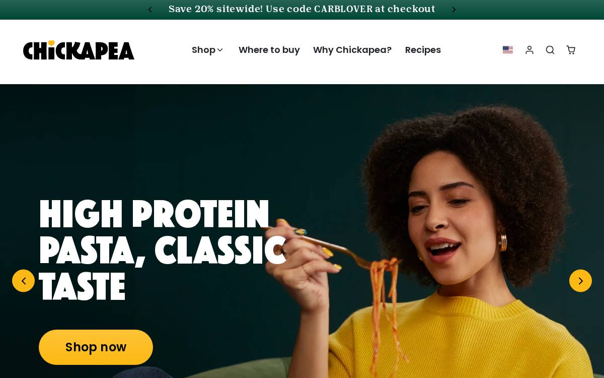 Chickapea website preview