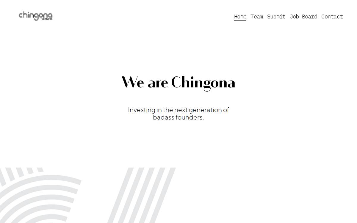 Chingona Ventures website preview