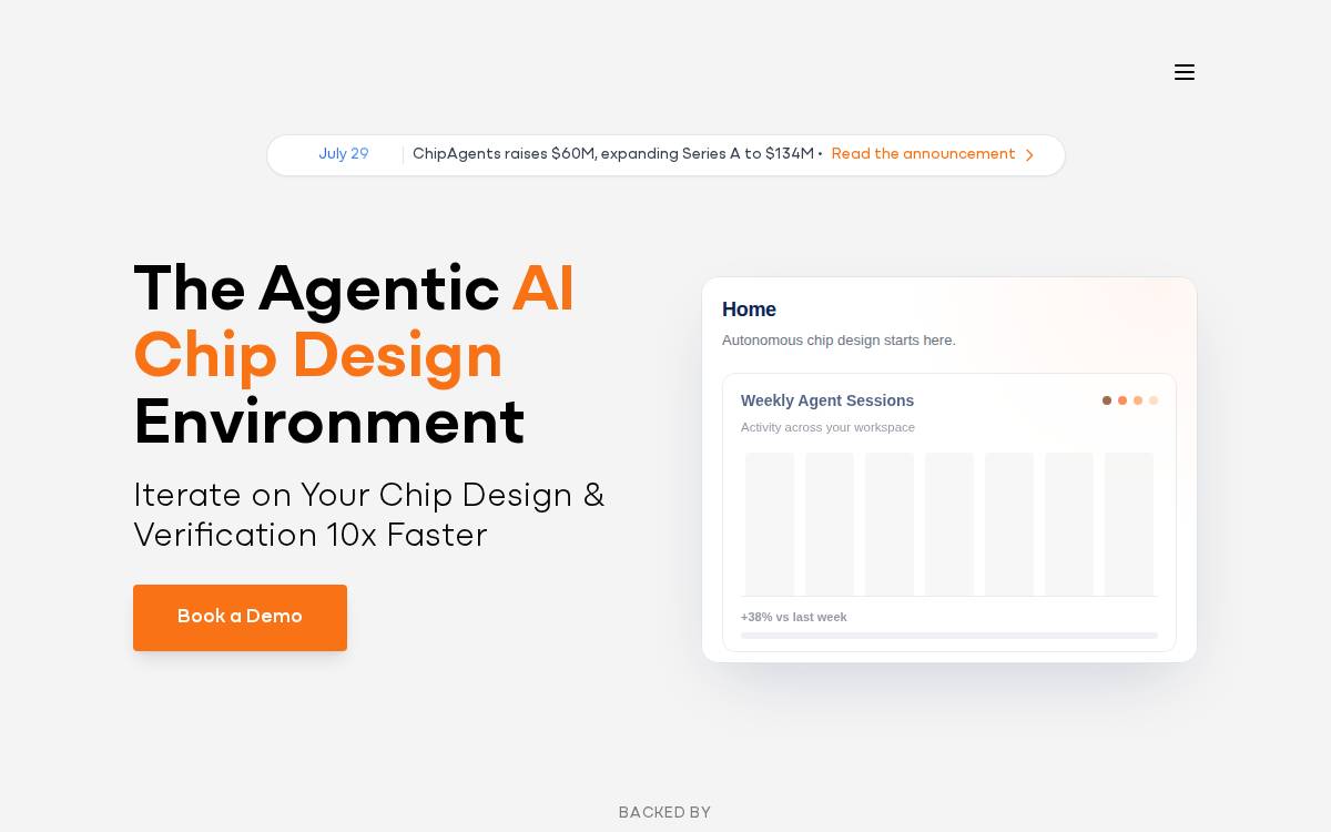 Chipagents website preview