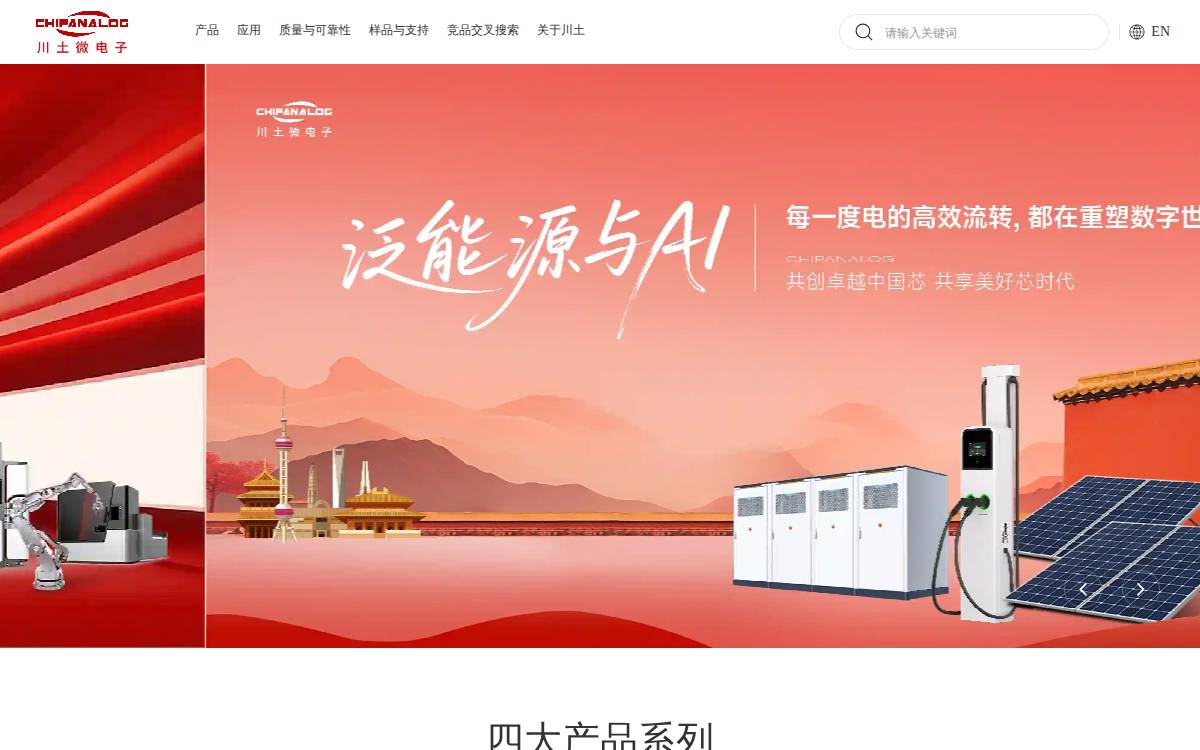 Chipanalog website preview