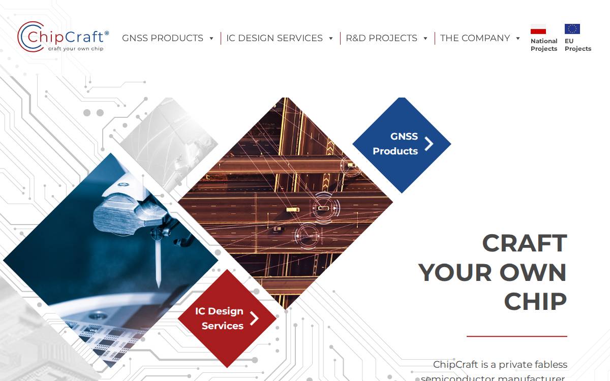 ChipCraft website preview