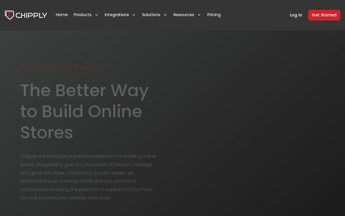 Chipply website preview